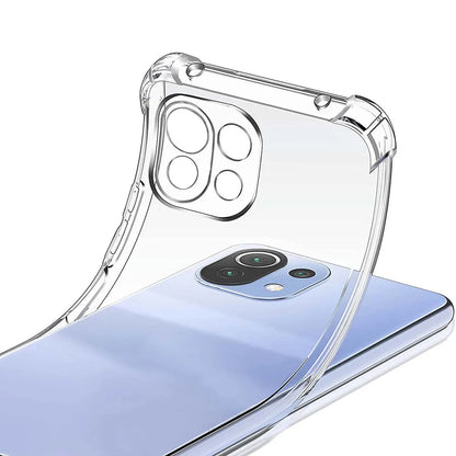 Hülle für Xiaomi 11 Lite 5G NE / Mi 11 Lite 5G / 11 Lite, Techsuit, stoßfest klar, transparent
