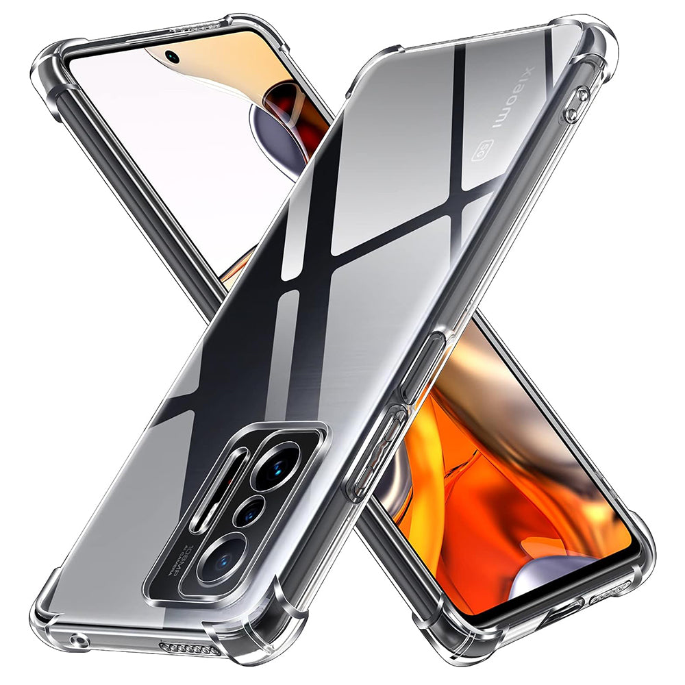 Hülle für Xiaomi 11T / 11T Pro, Techsuit, stoßfest klar, transparent