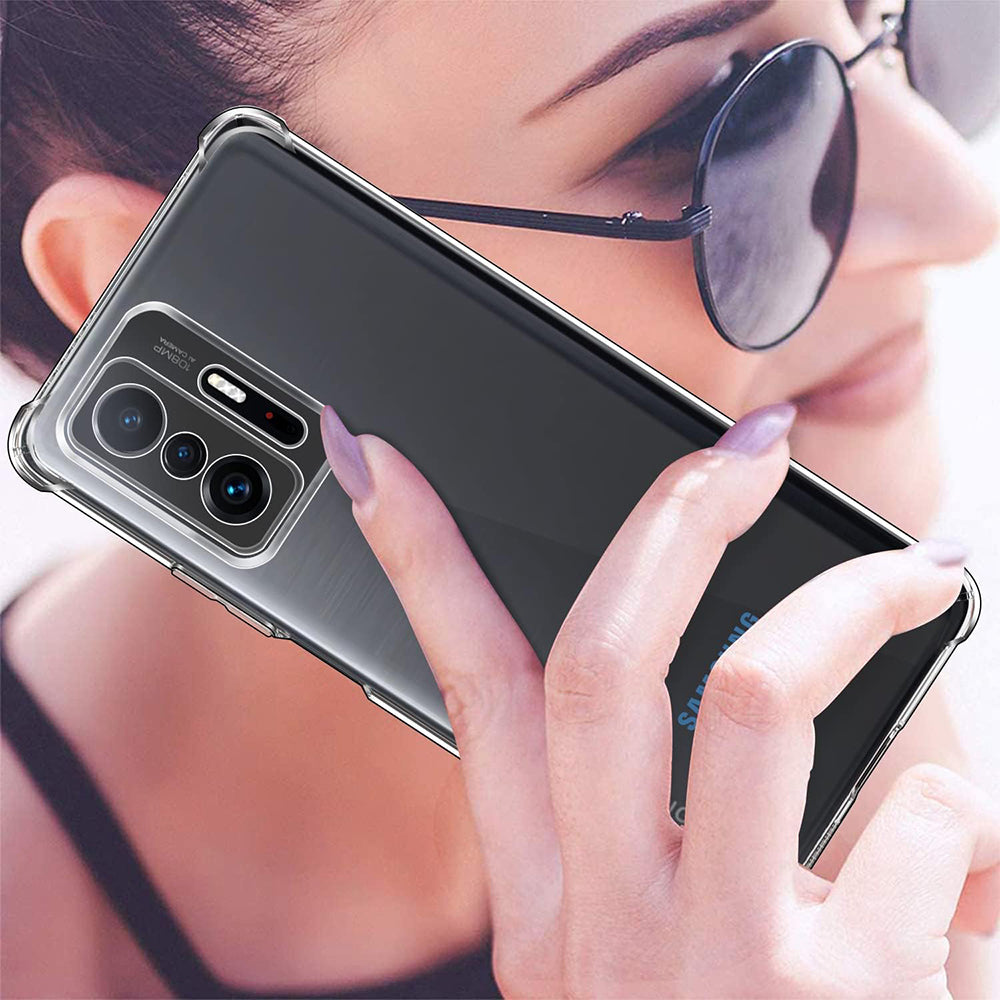 Hülle für Xiaomi 11T / 11T Pro, Techsuit, stoßfest klar, transparent