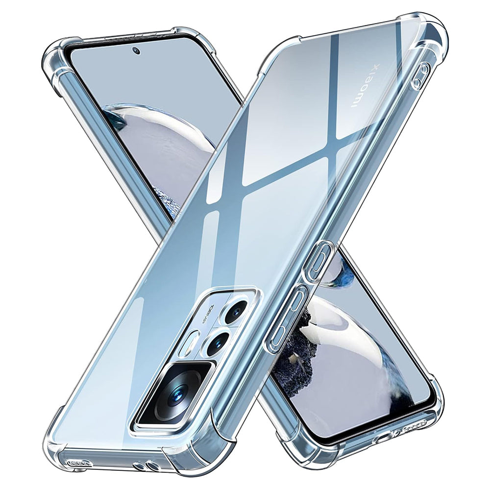 Hülle für Xiaomi 12T / 12T Pro, Techsuit, stoßfest klar, transparent