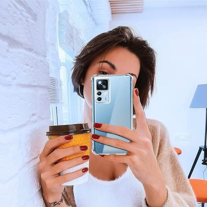 Hülle für Xiaomi 12T / 12T Pro, Techsuit, stoßfest klar, transparent