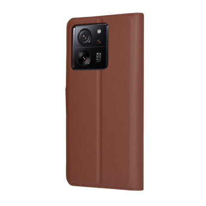 Case for Xiaomi 13T Pro / 13T, Techsuit, Leather Folio, Brown