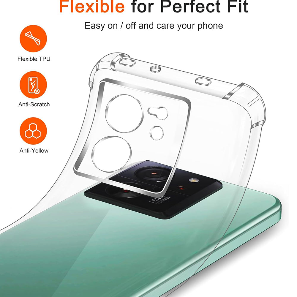 Coque pour Xiaomi 13T Pro / 13T, Techsuit, Antichoc Claire, Transparente