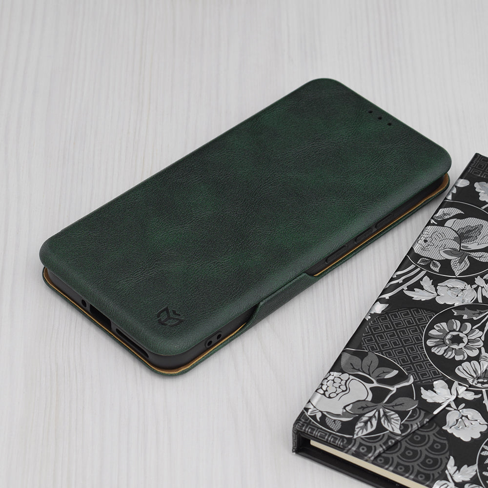 Hülle für Xiaomi 14 Pro, Techsuit, Safe Wallet Plus, Grün