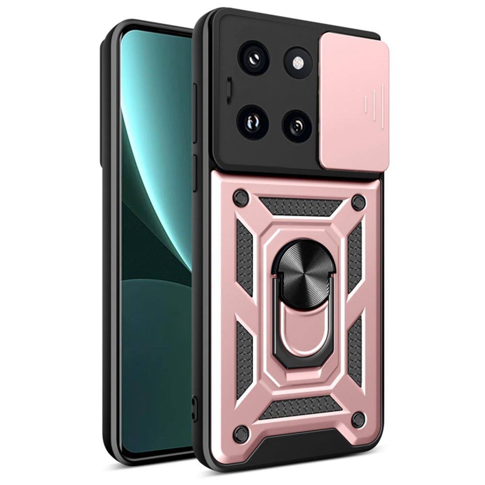 Hülle für Xiaomi 14, Techsuit, CamShield, Rosa