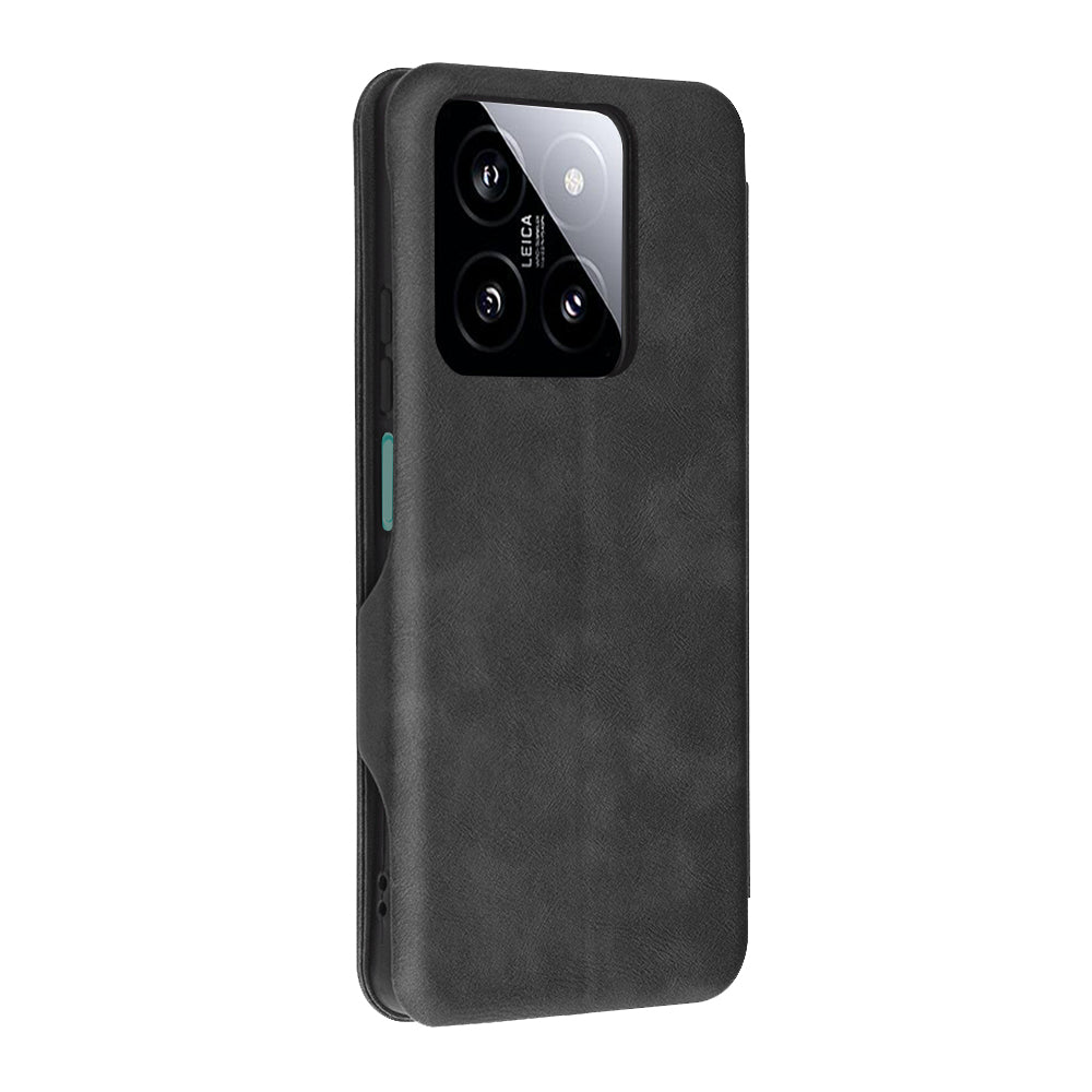 Coque pour Xiaomi 14, Techsuit, Safe Wallet Plus, Noire
