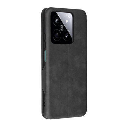 Coque pour Xiaomi 14, Techsuit, Safe Wallet Plus, Noire