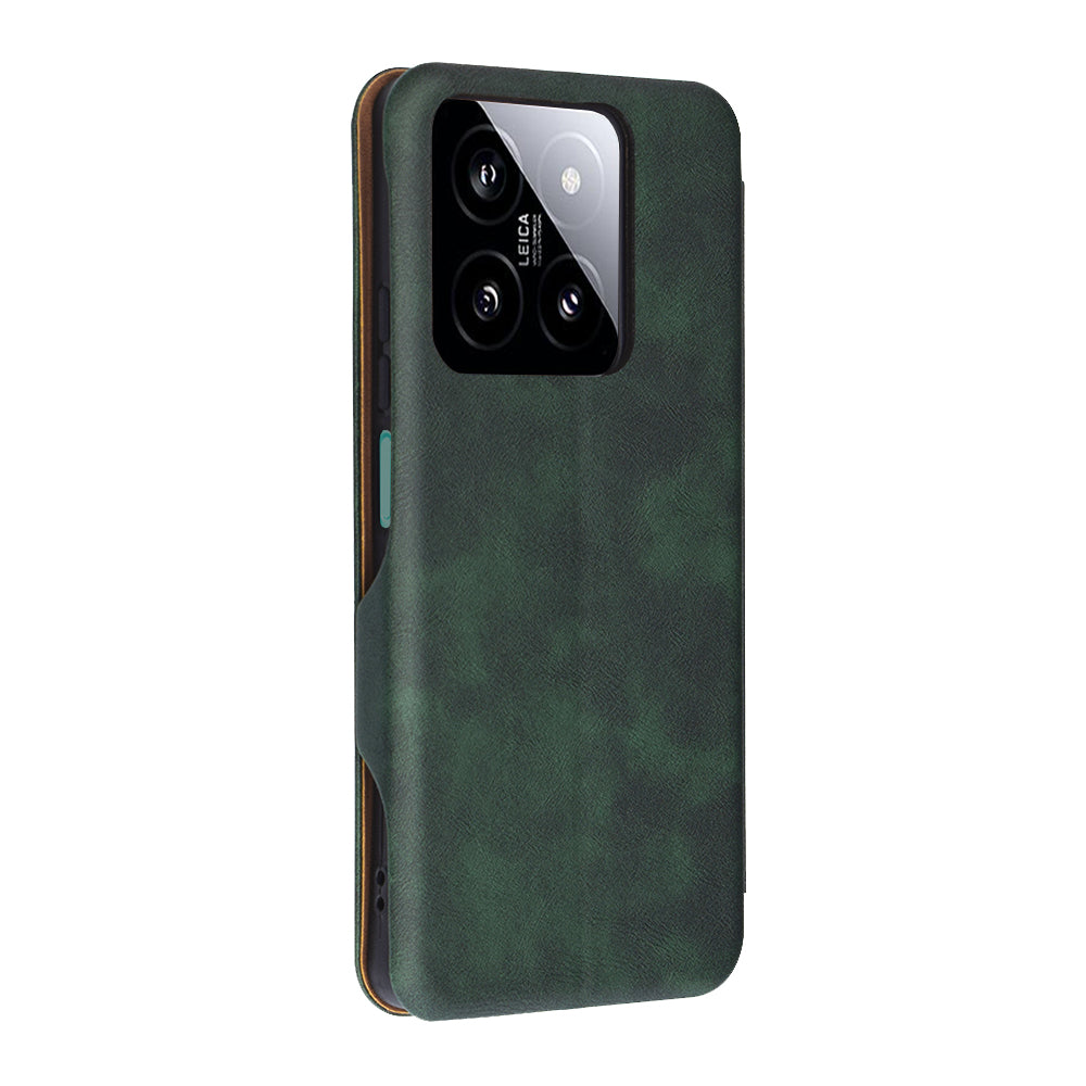 Hülle für Xiaomi 14, Techsuit, Safe Wallet Plus, Grün