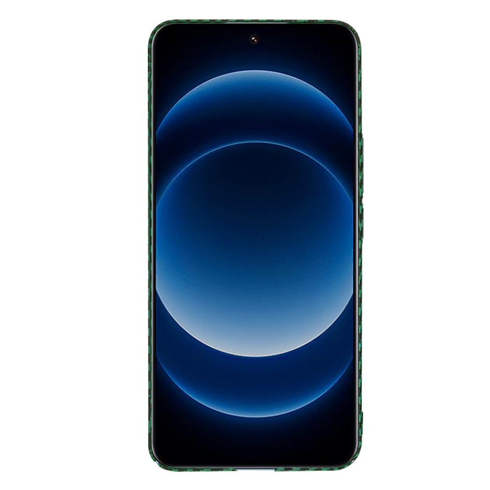 Hülle für Xiaomi 14 Ultra, Techsuit, Carbonite FiberShell, Grün