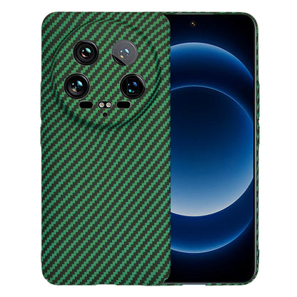 Hülle für Xiaomi 14 Ultra, Techsuit, Carbonite FiberShell, Grün