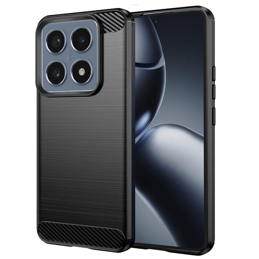 Hülle für Xiaomi 14T Pro, Techsuit, Carbon, Schwarz