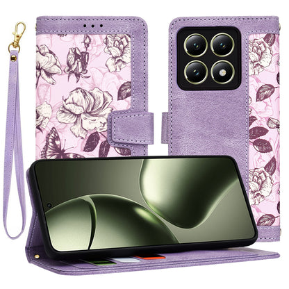 Coque pour Xiaomi 14T, Techsuit, FlipCraft, Violet