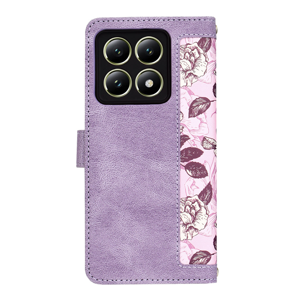 Coque pour Xiaomi 14T, Techsuit, FlipCraft, Violet