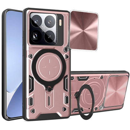 Coque pour Xiaomi 15 Pro, Techsuit, CamGuard Pro, Rose Doré
