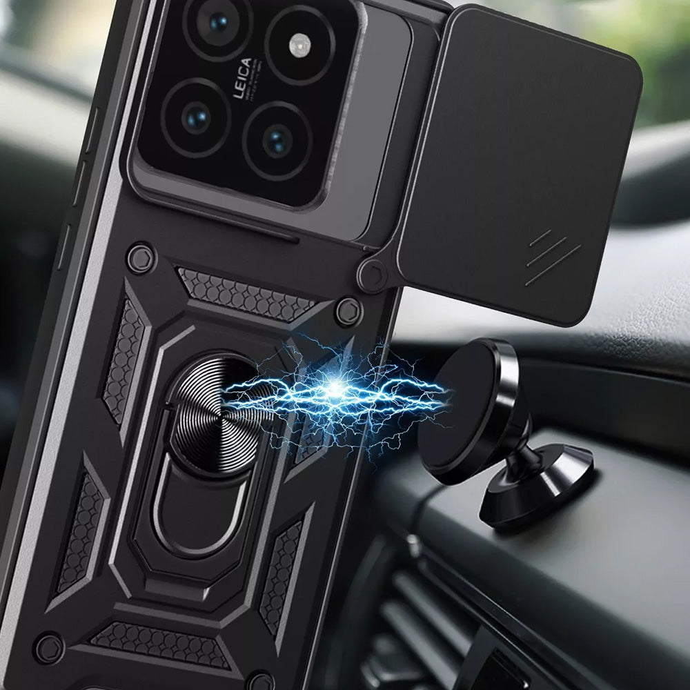 Case for Xiaomi 15 Pro, Techsuit, CamShield, Black