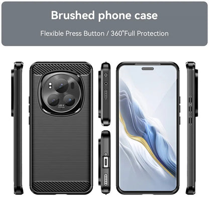 Hülle für Xiaomi 15 Pro, Techsuit, Carbon, Schwarz
