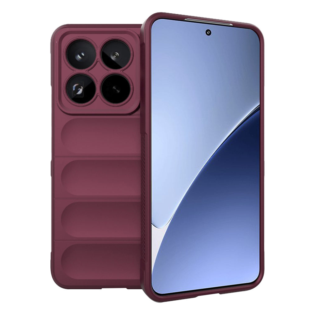 Hülle für Xiaomi 15 Pro, Techsuit, Magic Shield, Weinrot