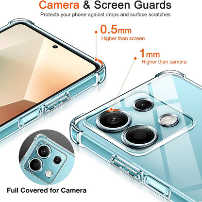 Hülle für Xiaomi 15 Pro, Techsuit, stoßfest klar, transparent