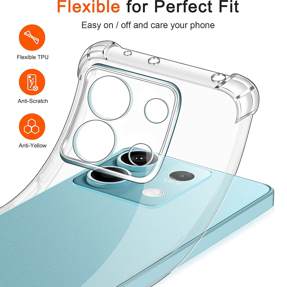 Hülle für Xiaomi 15 Pro, Techsuit, stoßfest klar, transparent