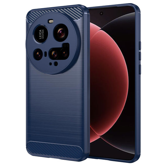 Hülle für Xiaomi 15 Ultra, Techsuit, Carbon, Blau