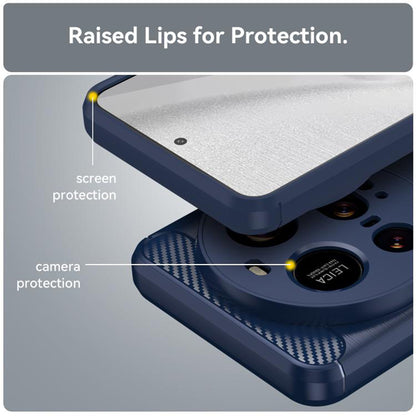 Case for Xiaomi 15 Ultra, Techsuit, Carbon, Blue