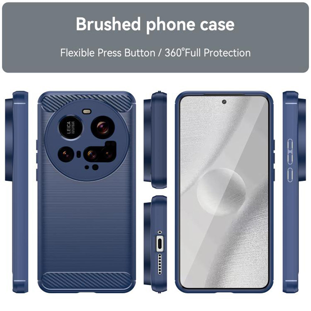 Case for Xiaomi 15 Ultra, Techsuit, Carbon, Blue