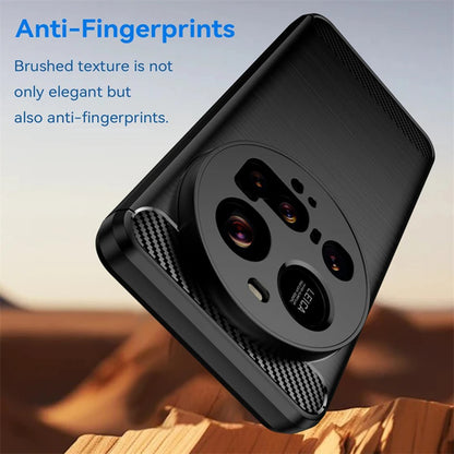 Hülle für Xiaomi 15 Ultra, Techsuit, Carbon, Schwarz