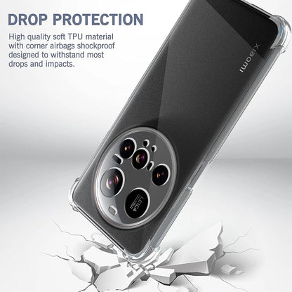 Case for Xiaomi 15 Ultra, Techsuit, Shockproof Clear, Transparent