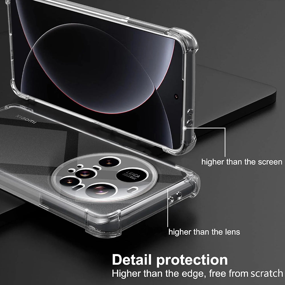Case for Xiaomi 15 Ultra, Techsuit, Shockproof Clear, Transparent