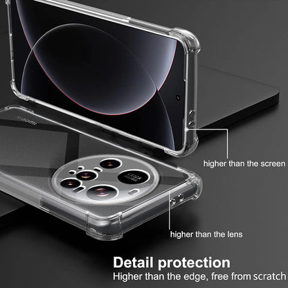 Case for Xiaomi 15 Ultra, Techsuit, Shockproof Clear, Transparent
