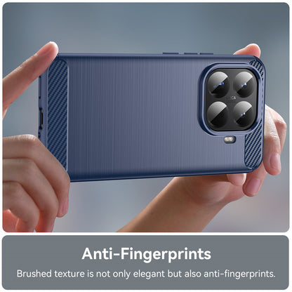 Hülle für Xiaomi 15T Pro, Techsuit, Carbon, Blau