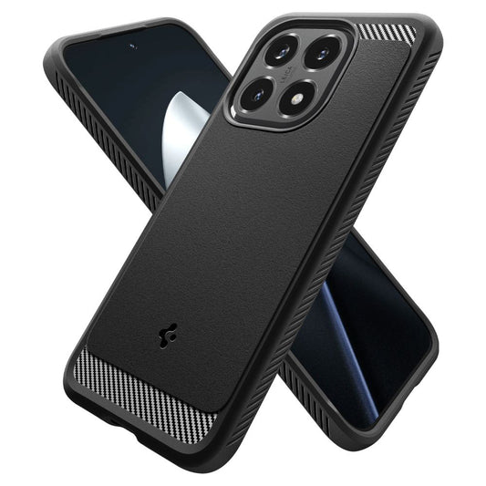 Étui pour Xiaomi 15T, Spigen, Rugged Armor, Noir Mat