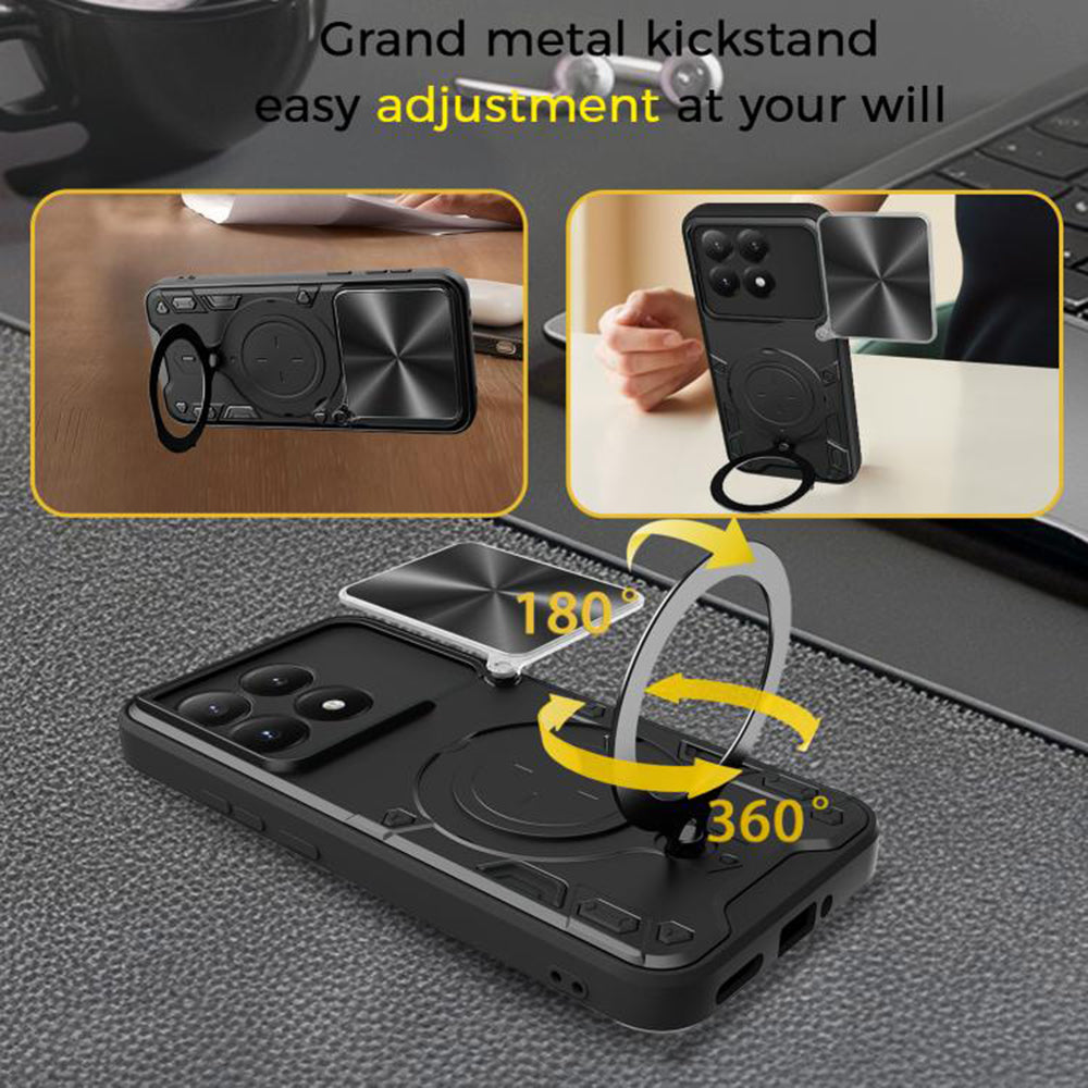 Housse pour Xiaomi 15T, Techsuit, CamGuard Pro, Mauve