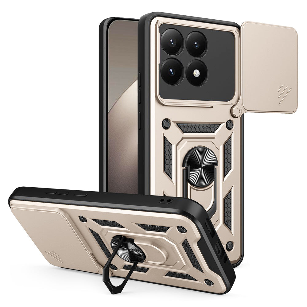 Hülle für Xiaomi 15T, Techsuit, CamShield, Gold