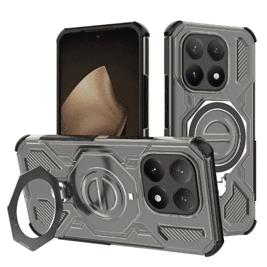 Étui pour Xiaomi 15T, Techsuit, Carbon Shield Pro, Noir Clair