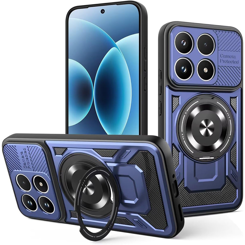 Coque pour Xiaomi 17, Techsuit, RuggedCam, Bleue