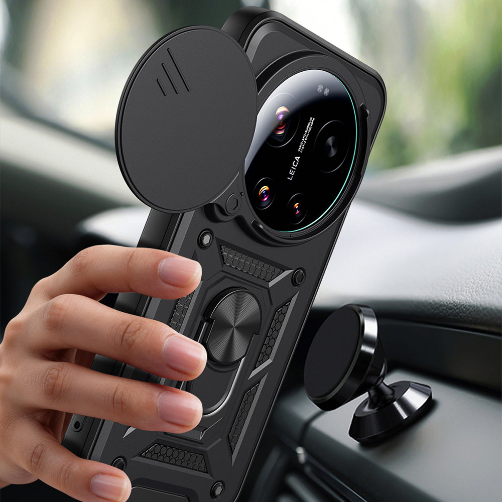 Étui pour Xiaomi 17 Ultra, Techsuit, CamShield, Noir