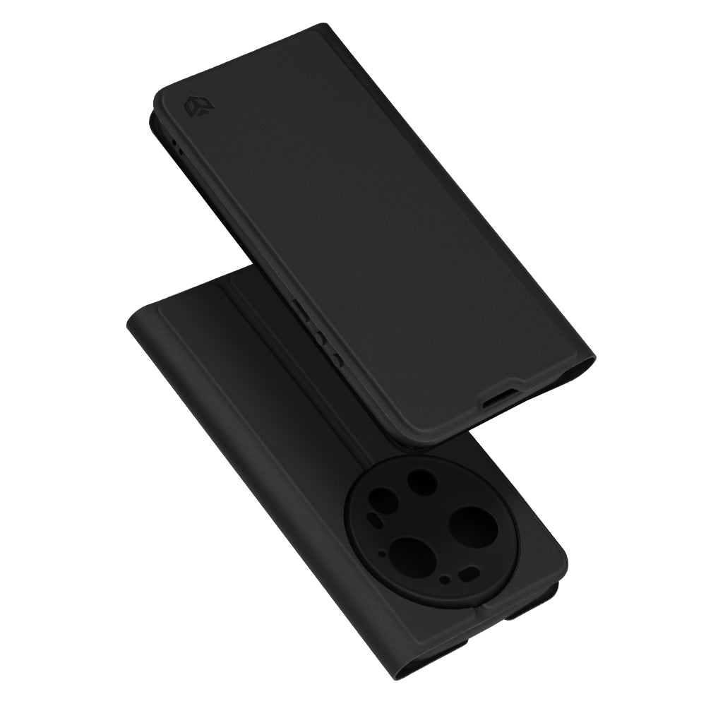 Étui pour Xiaomi 17 Ultra, Techsuit, Magskin Book, Noir