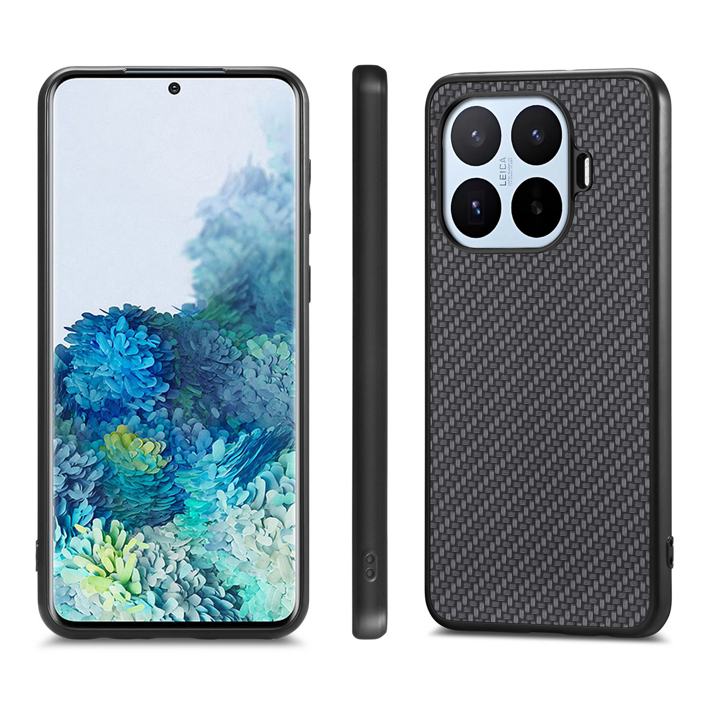 Hülle für Xiaomi 17T, OEM, Carbon, Schwarz