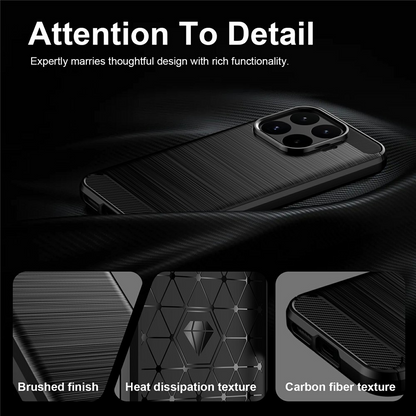 Hülle für Xiaomi 17T, OEM, Carbon Black, Schwarz