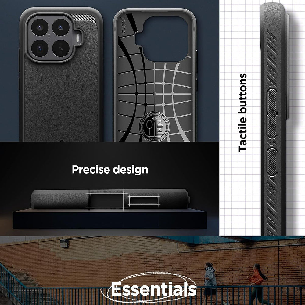 Hülle für Xiaomi 17T Pro, Spigen, Rugged Armor, Schwarz ACS11869