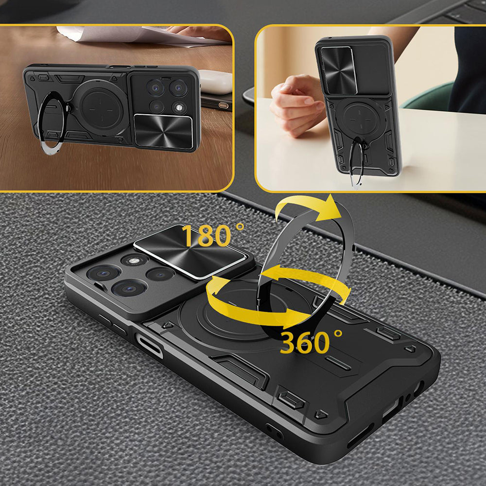 Coque pour Xiaomi 17T Pro, Techsuit, CamGuard Pro, Noire