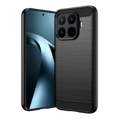 Coque pour Xiaomi 17T Pro, Techsuit, Carbone, Noire