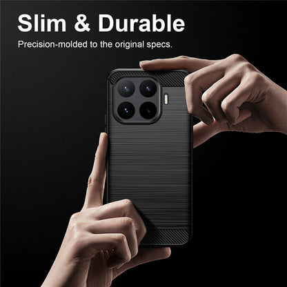 Coque pour Xiaomi 17T Pro, Techsuit, Carbone, Noire