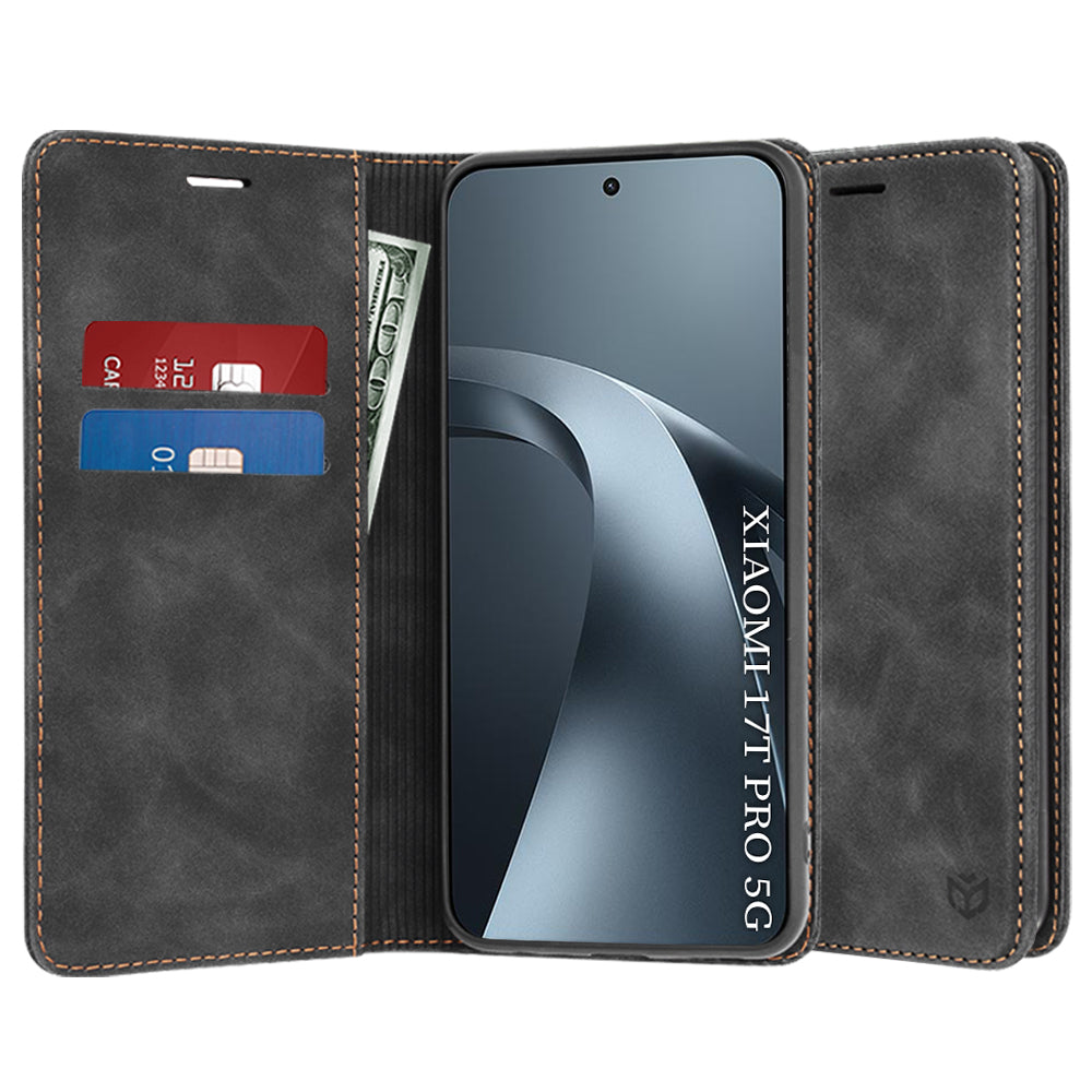 Hülle für Xiaomi 17T Pro, Techsuit, Confy, Schwarz