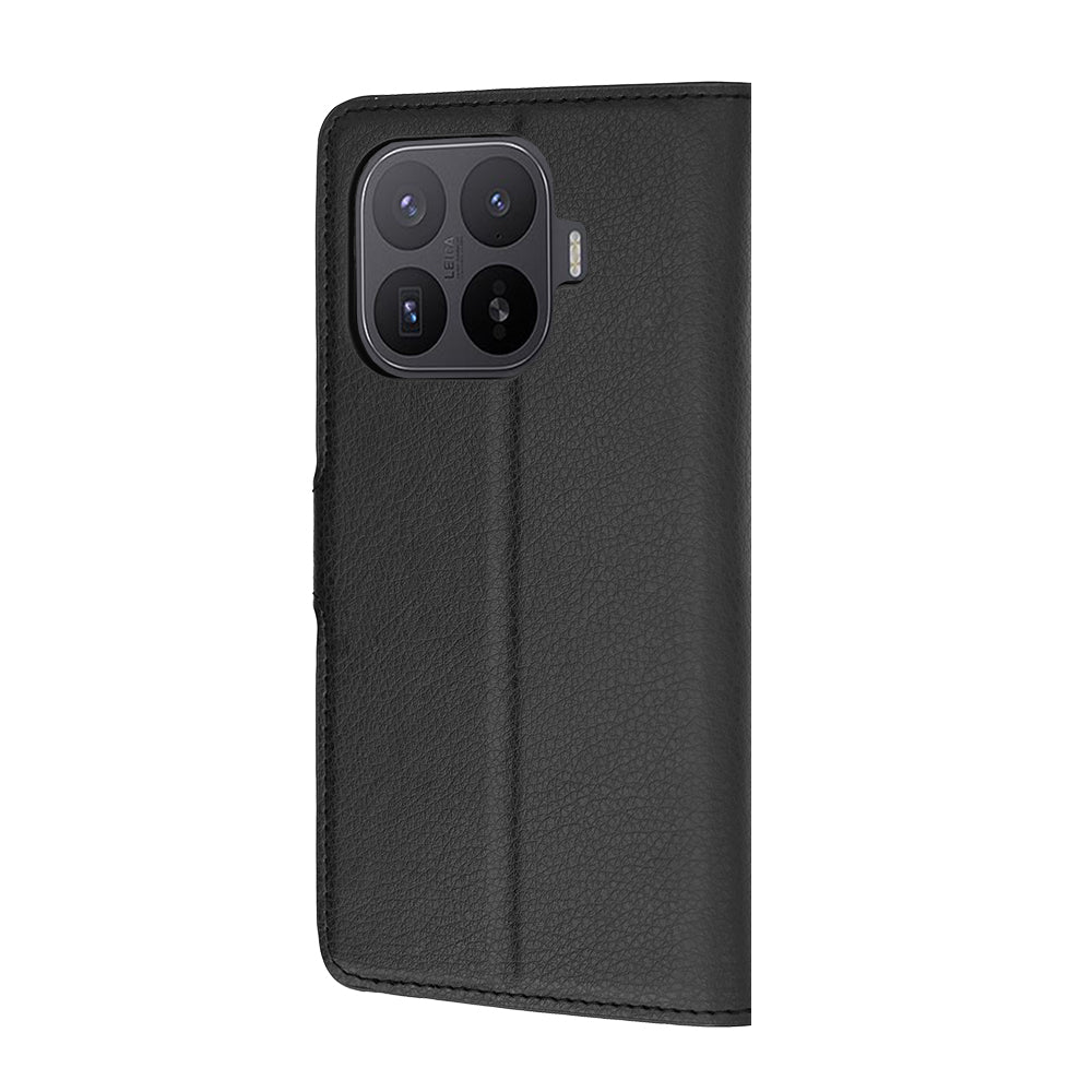 Hülle für Xiaomi 17T Pro, Techsuit, Leder-Folio, Schwarz