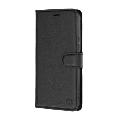 Hülle für Xiaomi 17T Pro, Techsuit, Leder-Folio, Schwarz
