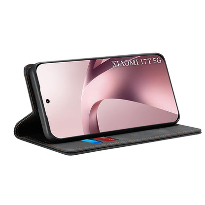 Hülle für Xiaomi 17T, Techsuit, Confy, Schwarz