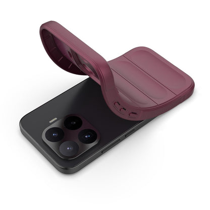 Coque pour Xiaomi 17T, Techsuit, Magic Shield, Bordeaux