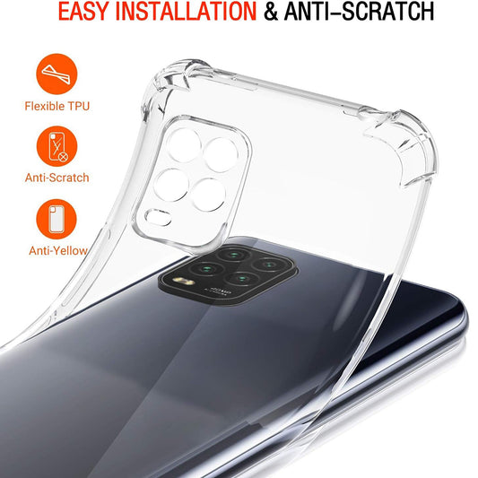 Coque pour Xiaomi Mi 10 Lite 5G, Techsuit, Anti-choc Claire, Transparente